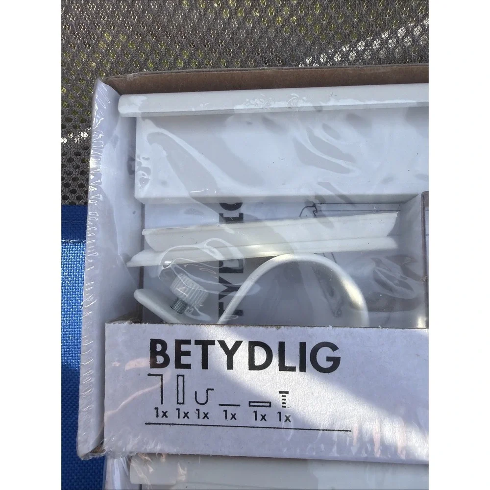 IKEA Betydlig Curtain Rod Holder Bracket White 302.198.89 Lot of 3
